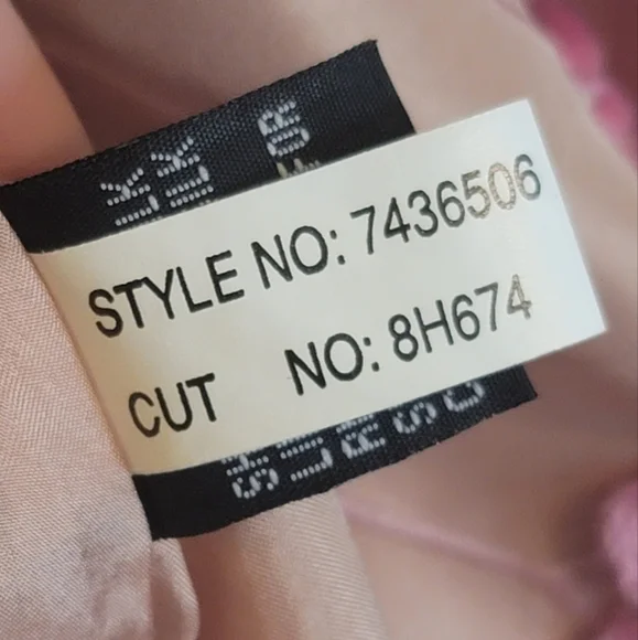 HYPE Vintage Silk Embroidered Dress Coat, Mauve/Wine/Pink, Size Large - Picture 5 of 15